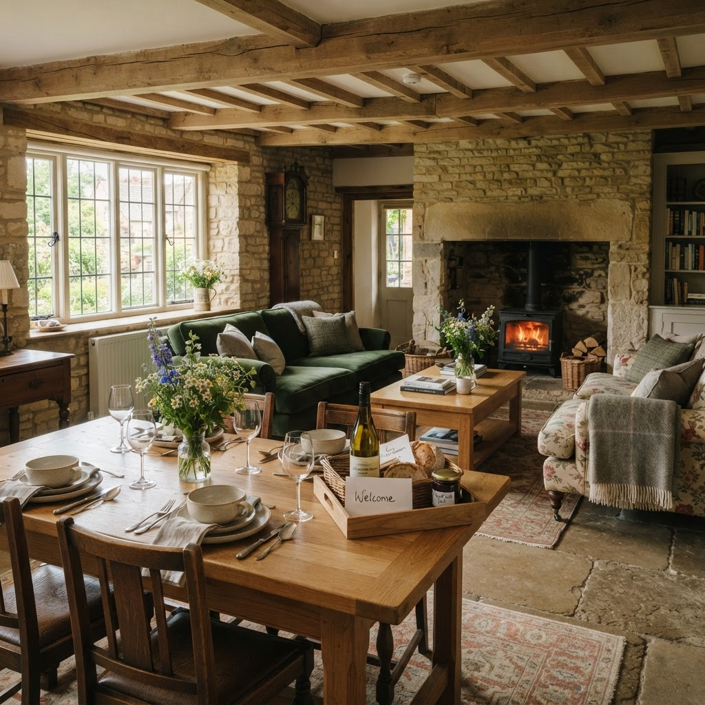 Welcoming furnished accommodation prepared for a guest stay